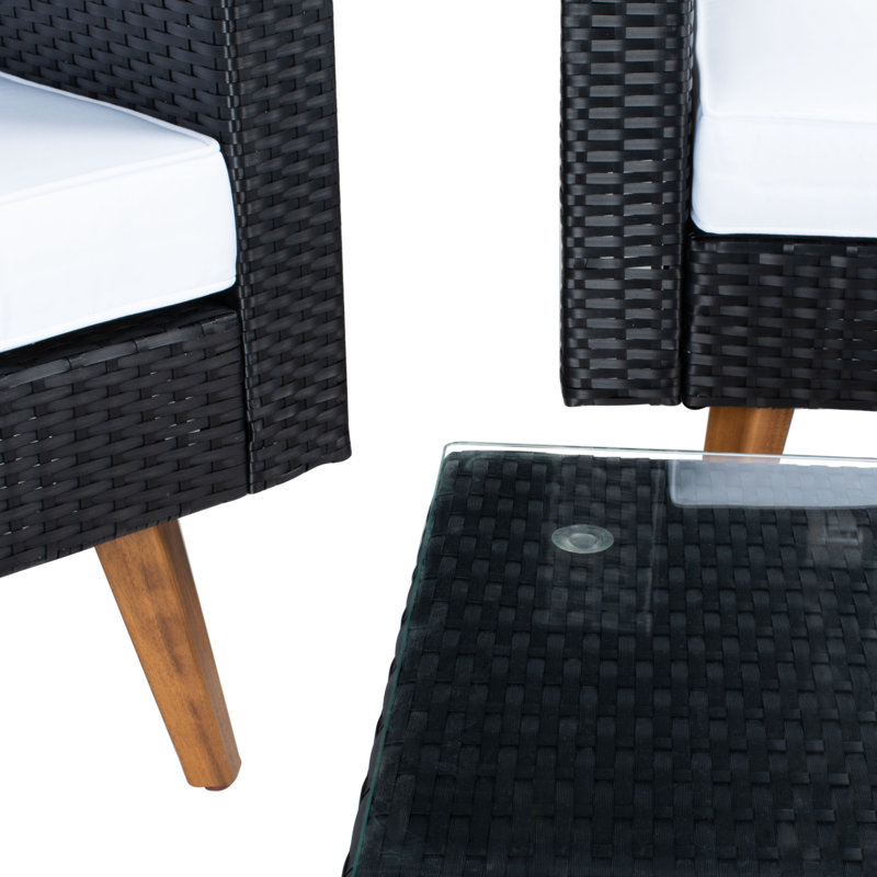 Oliver Chilton Wicker 7 Person Outdoor Seating Group with